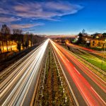 luci notte super strada