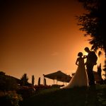 sunset wedding